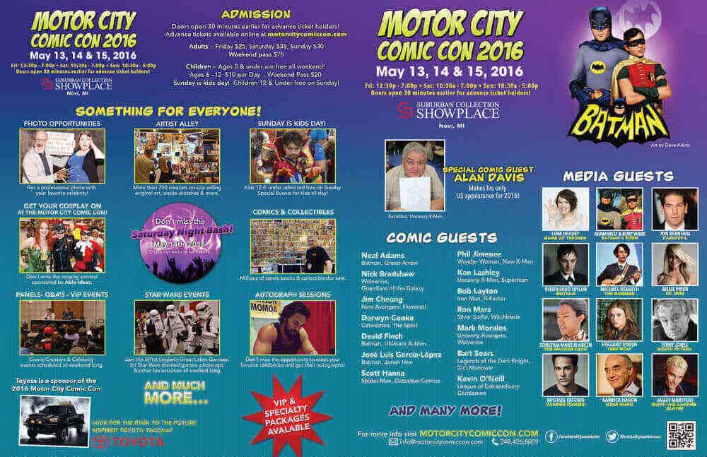 Motor City Comic Con 2016 Full